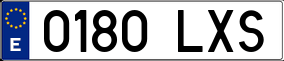 Truck License Plate